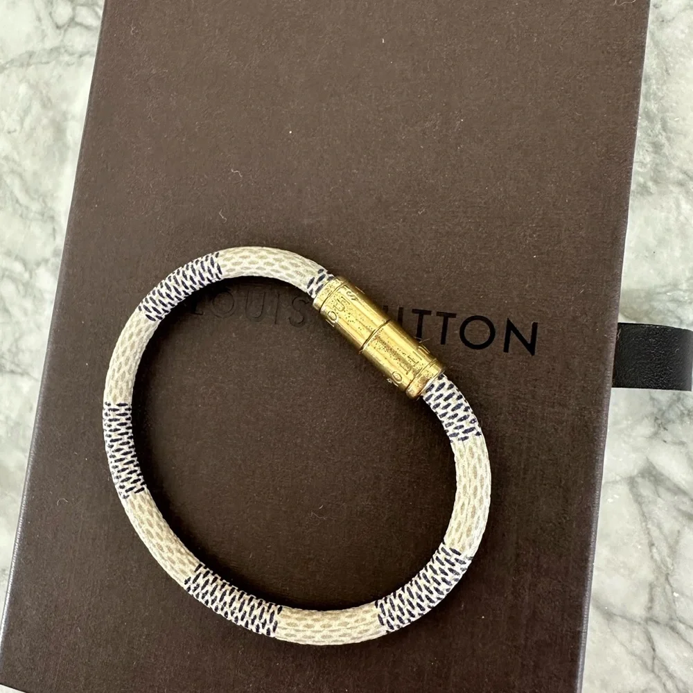 Louis Vuitton keep it damier leather bracelet - Picture 3 of 9